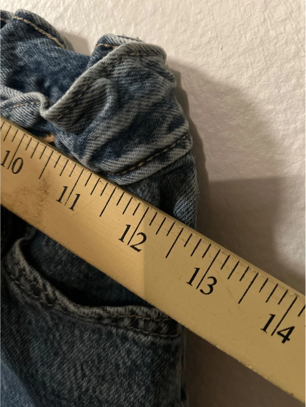 Old Navy Girls' High Rise Super Blouson Wide Leg Jeans Size 7
